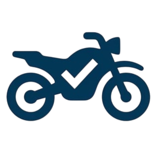 Well-maintained motorcycles
